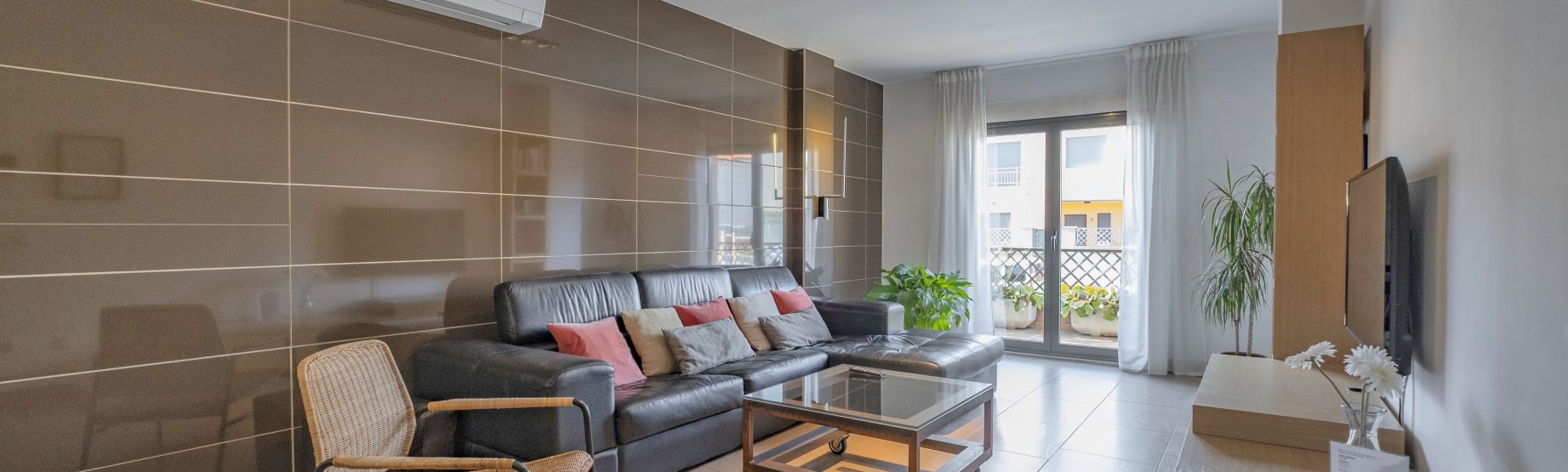 Living room with a perfect view